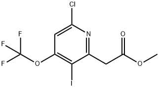 Methyl 6-chloro-3-iodo-4-(trifluoromethoxy)pyridine-2-acetate