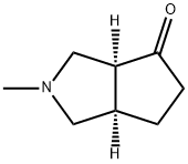 rac-(3aR,6aS)-2-methyl-octahydrocyclopenta[c]pyrrol-4-one, cis Structural