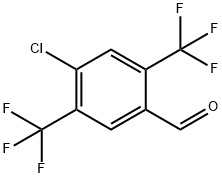 Benzaldehyde, 4-chloro-2,5-bis(trifluoromethyl)- Structural