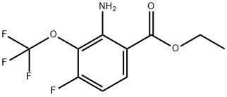 Ethyl 2-amino-4-fluoro-3-(trifluoromethoxy)benzoate Structural