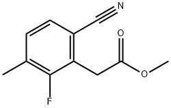 Methyl 6-cyano-2-fluoro-3-methylphenylacetate