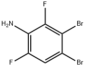 Benzenamine, 3,4-dibromo-2,6-difluoro- Structural