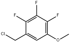 Benzene, 1-(chloromethyl)-2,3,4-trifluoro-5-methoxy- Structural
