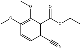 Ethyl 6-cyano-2,3-dimethoxybenzoate Structural