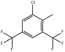 Benzene, 1-chloro-2-methyl-3,5-bis(trifluoromethyl)- Structural