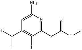 Methyl 6-amino-4-(difluoromethyl)-3-iodopyridine-2-acetate