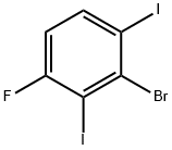 Benzene, 2-bromo-4-fluoro-1,3-diiodo- Structural