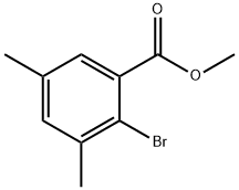 Benzoic acid, 2-bromo-3,5-dimethyl-, methyl ester Structural