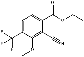 Ethyl 2-cyano-3-methoxy-4-(trifluoromethyl)benzoate Structural