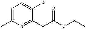 Ethyl 3-bromo-6-methylpyridine-2-acetate Structural