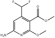Methyl 6-amino-4-(difluoromethyl)-2-methoxypyridine-3-carboxylate Structural