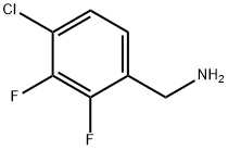Benzenemethanamine, 4-chloro-2,3-difluoro- Structural