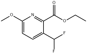 Ethyl 3-(difluoromethyl)-6-methoxypyridine-2-carboxylate Structural