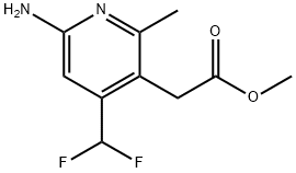 Methyl 6-amino-4-(difluoromethyl)-2-methylpyridine-3-acetate