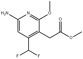 Methyl 6-amino-4-(difluoromethyl)-2-methoxypyridine-3-acetate