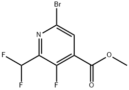 Methyl 6-bromo-2-(difluoromethyl)-3-fluoropyridine-4-carboxylate