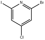 Pyridine, 2-bromo-4-chloro-6-iodo- Structural