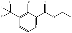 Ethyl 3-bromo-4-(trifluoromethyl)picolinate Structural