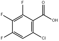 Benzoic acid, 6-chloro-2,3,4-trifluoro- Structural