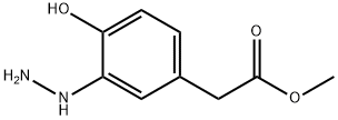 Methyl 3-hydrazinyl-4-hydroxyphenylacetate Structural
