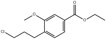 Ethyl 4-(3-chloropropyl)-3-methoxybenzoate Structural
