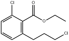 Ethyl 2-chloro-6-(3-chloropropyl)benzoate Structural