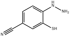 Benzonitrile, 4-hydrazinyl-3-mercapto- Structural