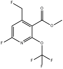 Methyl 6-fluoro-4-(fluoromethyl)-2-(trifluoromethoxy)pyridine-3-carboxylate
