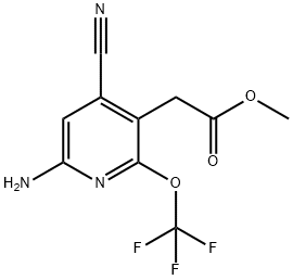 Methyl 6-amino-4-cyano-2-(trifluoromethoxy)pyridine-3-acetate