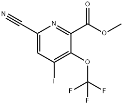 Methyl 6-cyano-4-iodo-3-(trifluoromethoxy)pyridine-2-carboxylate