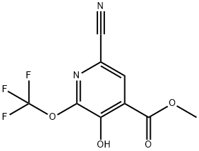 Methyl 6-cyano-3-hydroxy-2-(trifluoromethoxy)pyridine-4-carboxylate