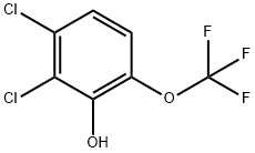 Phenol, 2,3-dichloro-6-(trifluoromethoxy)- Structural