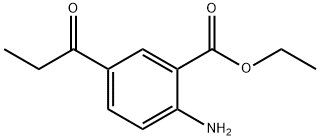 Ethyl 2-amino-5-propionylbenzoate Structural
