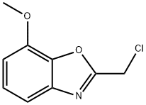 Benzoxazole, 2-(chloromethyl)-7-methoxy- Structural