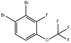 Benzene, 1,2-dibromo-3-fluoro-4-(trifluoromethoxy)- Structural