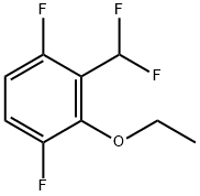 Benzene, 2-(difluoromethyl)-3-ethoxy-1,4-difluoro- Structural