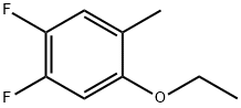 Benzene, 1-ethoxy-4,5-difluoro-2-methyl- Structural