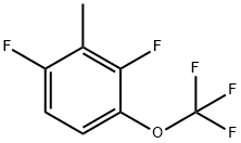 Benzene, 1,3-difluoro-2-methyl-4-(trifluoromethoxy)- Structural