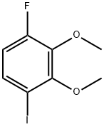 Benzene, 1-fluoro-4-iodo-2,3-dimethoxy- Structural