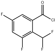 Benzoyl chloride, 2-(difluoromethyl)-3,5-difluoro- Structural