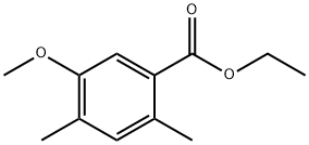 Benzoic acid, 5-methoxy-2,4-dimethyl-, ethyl ester Structural