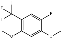 Benzene, 1-fluoro-2,4-dimethoxy-5-(trifluoromethyl)- Structural