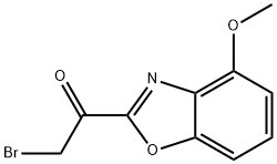 Ethanone, 2-bromo-1-(4-methoxy-2-benzoxazolyl)- Structural