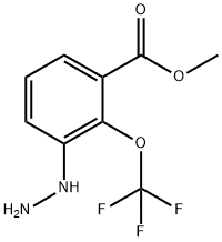 Methyl 3-hydrazinyl-2-(trifluoromethoxy)benzoate Structural