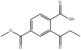 Methyl 4-carboxy-3-propionylbenzoate Structural