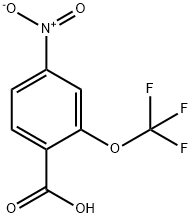 Benzoic acid, 4-nitro-2-(trifluoromethoxy)- Structural