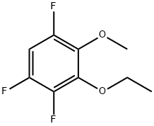 Benzene, 3-ethoxy-1,2,5-trifluoro-4-methoxy- Structural