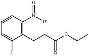 Ethyl 2-iodo-6-nitrophenylpropanoate Structural