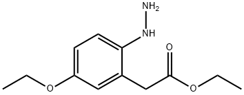 Ethyl 5-ethoxy-2-hydrazinylphenylacetate Structural