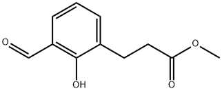 Methyl 3-formyl-2-hydroxyphenylpropanoate Structural